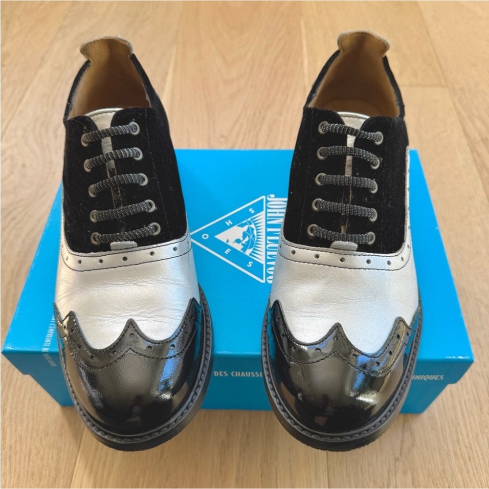 John Fluevog Biblio Cole Lace-up Wingtip Brogues Size 9.5 - Picture 3 of 13